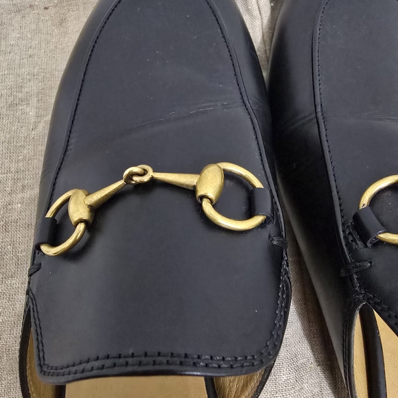 Gucci Princetown Horsebit Leather Mules, Black (Size 38) - Picture 4 of 14